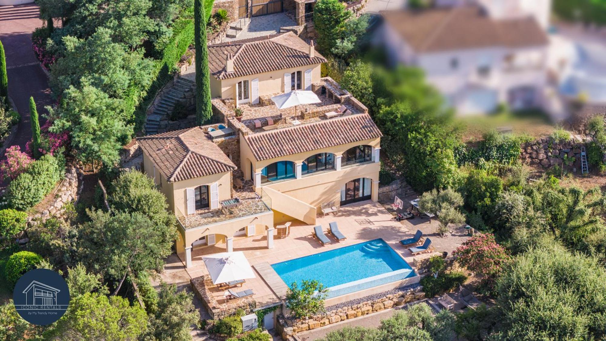 Villa Familiale Avec Vue Imprenable Saint-Raphaël Eksteriør billede